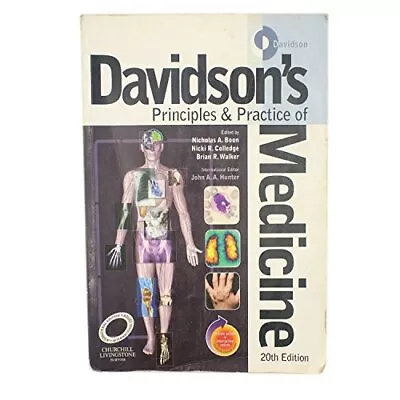 Davidson's Principles And Practice Of Medicine: With Online Acce • £9.21
