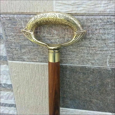 $29.90 • Buy Walking Cane Designer Handmade Victorian Men Women Wands-brass-walking Stick-Woo