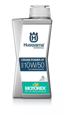 New Husqvarna Motorex Cross Power 4T 10W50 Oil - 1L - U7020022 • $21.50