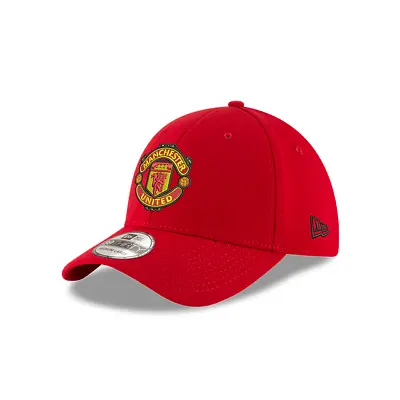 Manchester United New Era Premier League Soccer 39THIRTY Flex Hat~Scarlet • $24.99