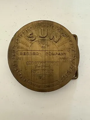 Elvis Presley Sun Record Company Private Collection Belt Buckle  • $399