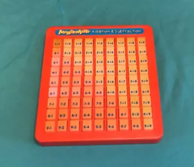 Vintage MAGIC MATH Addition & Subtraction COMBO 1993 Press And See Homeschool • $14.99