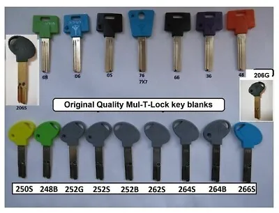 Mul T Lock Key Blanks • $5.45