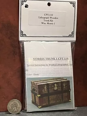 Dollhouse Miniature Morris Trunk KIT 1:12 One Inch Scale D22 Dollys Gallery • $24.99