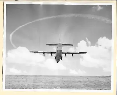 1961 USAF C-130 Hercules Landing Dobbins Air Force Base Georgia Orig. News Photo • $19.99