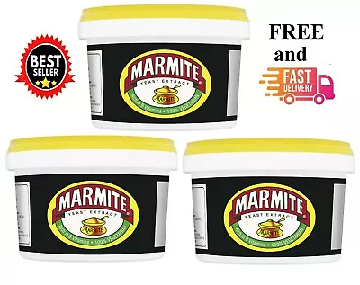 Marmite Yeast Extract Vegan Spread 600 G Tub Large Catering Size 1 2 Or 3 Tubs • £12.87