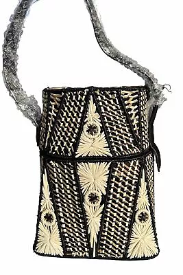 Meli Melo Purse Art Deco Boho Raffia Bohemian- Woven Straw Handbag • $125