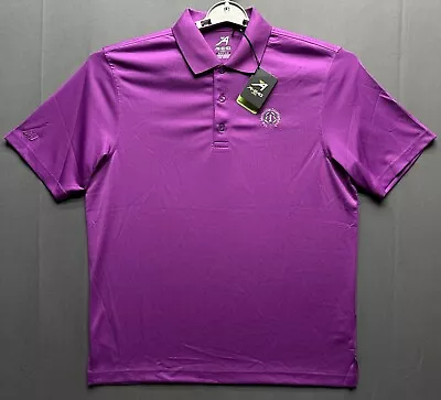 Ahead Shirt Mens Medium Purple Memorial Tournament Muirfield Village Golf Polo • $36.80