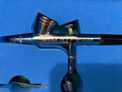 £76.99 • Buy Simair Airbrush Sp - 2000b/used Plus Spare Needle/painting Supplies/art