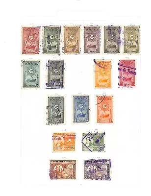 [OP287] Venezuela Lot Of Stamps On 12 Pages • $3