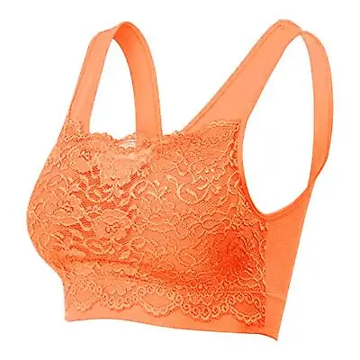 2022 1pcs Genie Milana Lace Sports Bra Flowers Cami Top Pads Women Underwear • $12.99