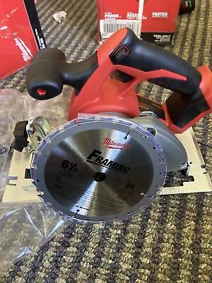 New Milwaukee 2630-20 M18 18V Cordless 6.5 Inch Cordless Circular Saw Bare Tool • $83.50