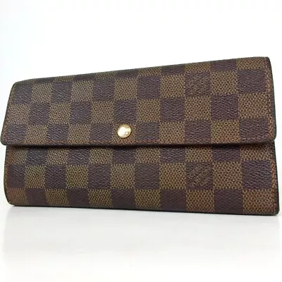 Authentic LOUIS VUITTON N61734 Damier Portefeiulle Sara Purse PVC/leather [Used] • $1.25