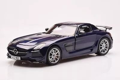 Mercedes SLS AMG Black Series Shmee150 Edition Mystic Blue Minichamps 1/18 • $605.94