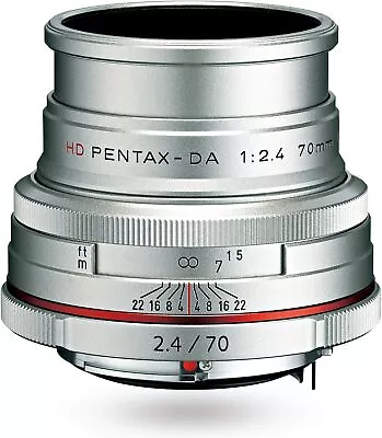 HD PENTAX-DA 70mmF2.4 Limited Silver Medium-telephoto Fixed Telephoto Prime Lens • $394.37