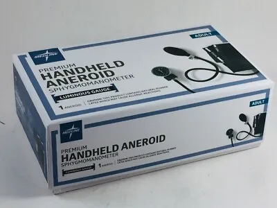 MEDLINE Aneroid Sphygmomanometer Pocket Style Hand Held 2-Tube Adult BP Cuff • $29.72