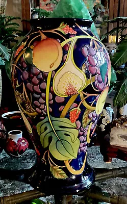 Moorcroft Prestige  65/16” Queen’s Choice Vase Emma Bossons 2002 England EUC • $5600