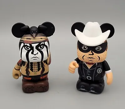Disney Vinylmation 3” Figurine Collectibles The LONE RANGER AND TONTO No Box • $10.39