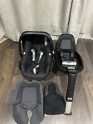 Maxi Cosi Pebble Plus & 2way Isofix & Icandy Pushchair Adapters • £99