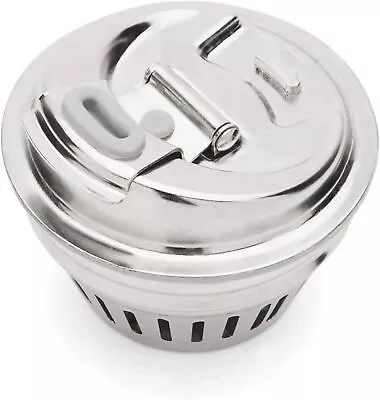 Jarware 2-in-1 Drink Lid For Regular Mouth Mason Jars - Stainless Steel • $13.05