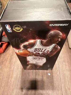 Enterbay Toys NBA Michael Jordan White Home Jersy 1/6 Action Figure • $300