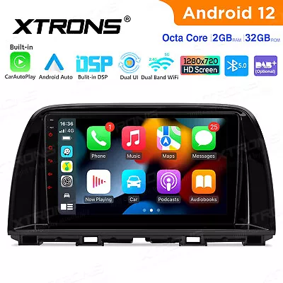 CarPlay Android 12 Car Stereo GPS Radio Octa Core 2+32GB For Mazda CX-5 2012-17 • $179.99