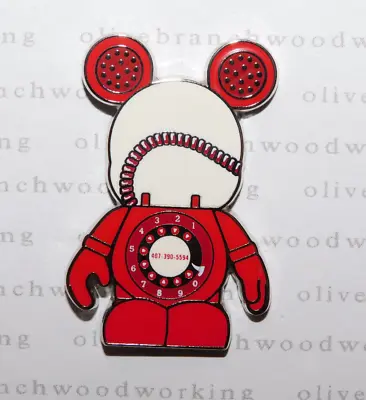 AUTHENTIC Disney Vinylmation Urban #7 RED ROTARY TELEPHONE Phone Dial Mickey Pin • $24.99