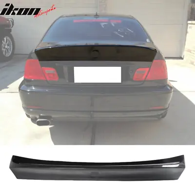 Fits 99-06 BMW E46 3 Series 2Door & M Coupe Trunk Spoiler Wing Carbon Fiber • $231.79