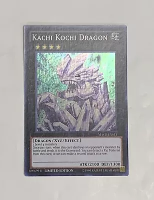 Yu-Gi-Oh! Kachi Kochi Dragon - MACR-ENSE1 - Super Rare Maximum Crisis: S.E. • $2.95