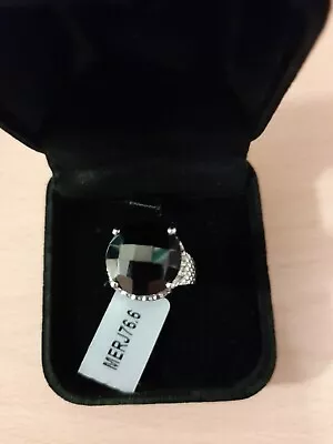 £15 • Buy Brand New Gemporia Black Spinel Sterling Sterling Silver Ring