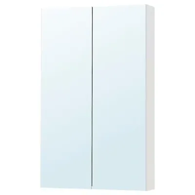 IKEA GODMORGON Wall Cabinet With 2 Doors Mirror Glass 60x14x96 Cm RRP £172 • £150