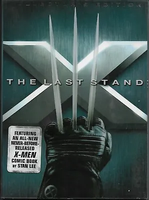 X-MEN: THE LAST STAND Stan Lee Collector's Edition Region 1 DVD + Comic Book • £9.32