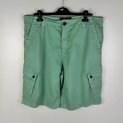 Mantaray Mens Khaki Green Cargo Shorts W38 • £9.60