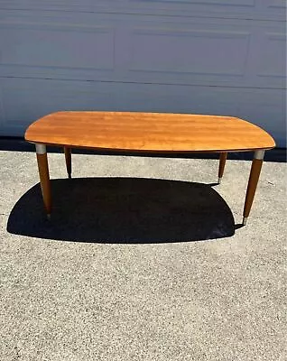 Gangsø Mobler Mid-Century Modern Oval Teak Coffee Table - Denmark MCM • $1200