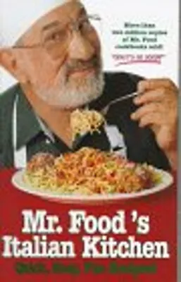 Mr. Food's Italian Kitchen Hardcover Art Ginsburg • $5.89
