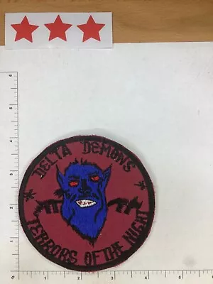 Vintage Theater Made Us Army Delta Demons Terrors Of The Night Helicopter Patch • $9.99