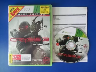 Crysis 3 - Black Flag - Microsoft Xbox 360 Games PAL • $8.10