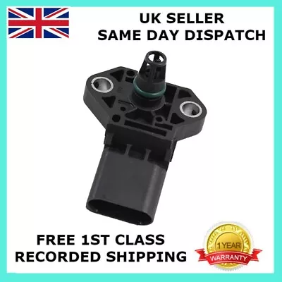 New Turbo Boost Pressure Map Sensor For Audi A1 1.4 Tdi 2014-18 03k906051 • £29.99