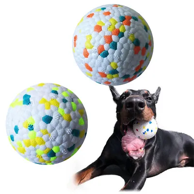 $12.99 • Buy Dog Ball Rubber Dog Ball Indestructible Dog Ball Hard Chew Rubber Toy