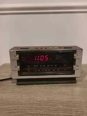 Vtg JC Penny Am-Fm Dual Alarm Clock Radio 680-3795 Works  • $40