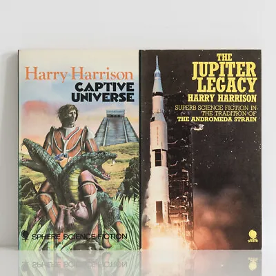 £10 • Buy HARRY HARRISON Captive Universe + The Jupiter Legacy - 1972 Sphere 1st Thus SF