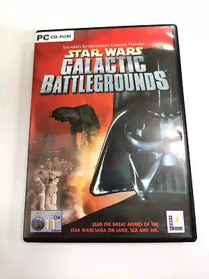 £3.75 • Buy Star Wars Galactic Battlegrounds PC ELSPA 11+ Game Complete Preloved #GB 27