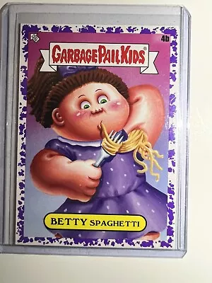 2021 Garbage Pail Kids Food Fight JELLY PURPLE Betty Spaghetti 4b Combine GPK • $3.44