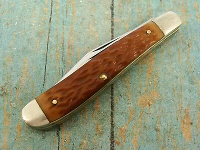 Vintage Kabar 1019 Usa Jigged Peanut Jack Folding Pocket Knife Knives Tools • $28