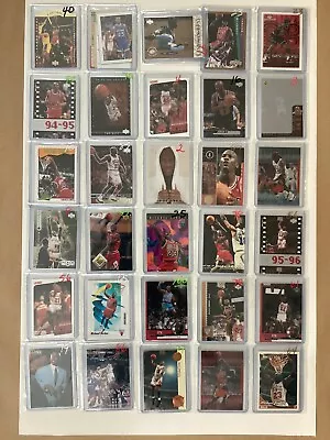 30 Cards ALL MICHAEL JORDAN NBA Huge 1990’s Card Lot 4 - Chicago Bulls Nice Mix! • $26