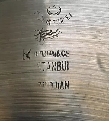 K. Zildjian Istanbul 18  Old Stamp Type IIIb 1408g • $2150