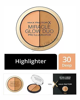 Max Factor Miracle Glow Duo Pro Illuminator Concealer & Highlighter 11g Shades  • £5.99