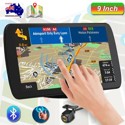 $135.99 • Buy 9  HD Bluetooth GPS Navigation Truck Navigator With Reverse Camera & AU Map 8GB