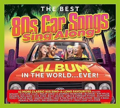 £5.89 • Buy THE BEST 80s CAR SONGS SING ALONG ALBUM IN THE WORLD EVER (3 DISC CD 2023) NEW