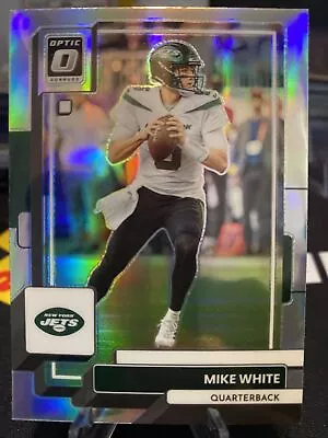 2022 Mike White Donruss Optic Holo Silver Prizm Card #151 New York Jets • $1.49